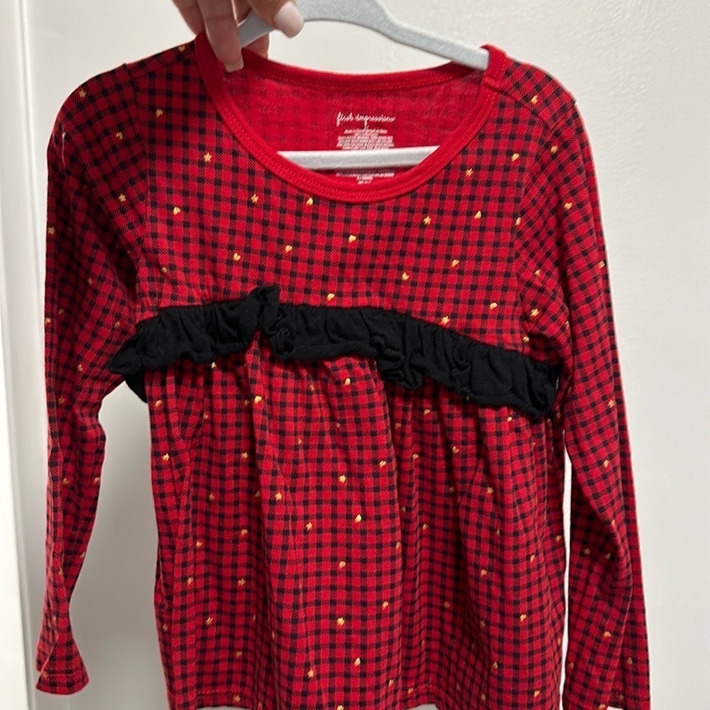 first impressions red top in size 4T